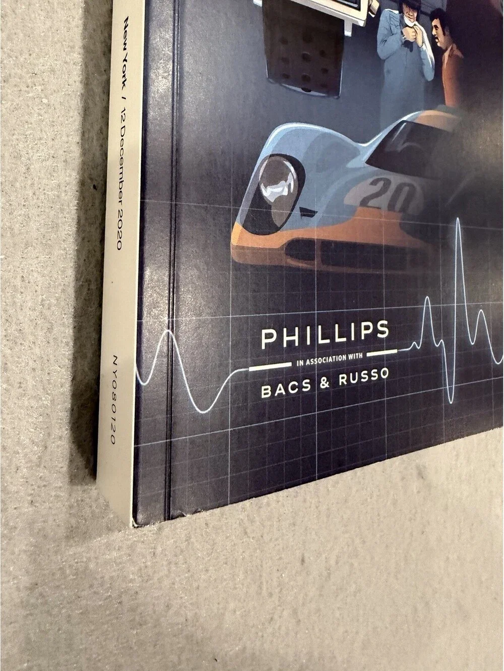 Phillips Bacs & Russo Racing Pulse Watch Catalog NY 2020 EUC